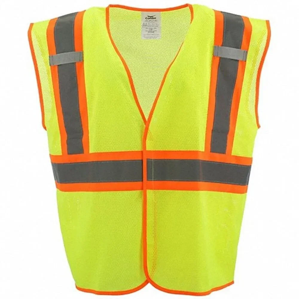 NEW Condor High Visibility Yellow /Green Safety Vest L/XL 53YN50A NIP